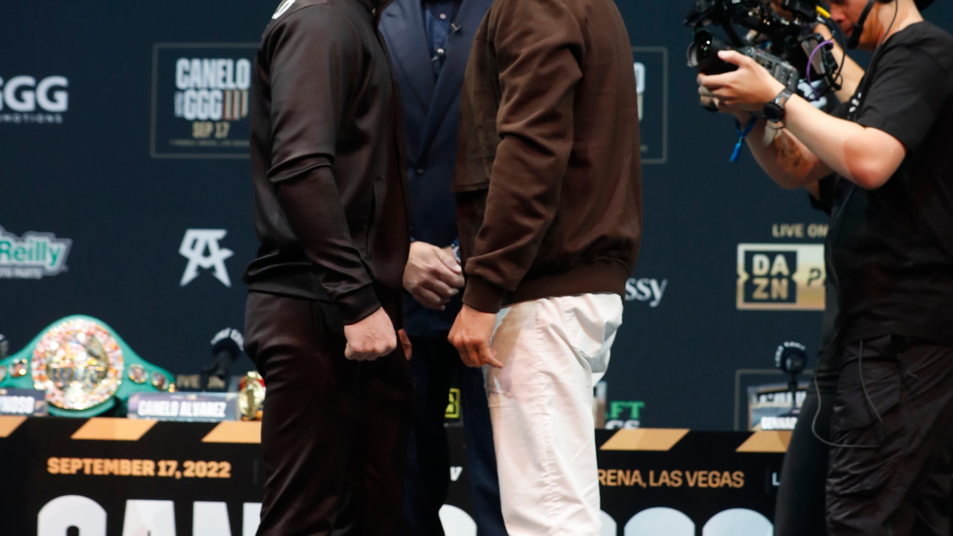 Canelo Alvarez tells Gennady Golovkin during final pre-fight press conference that he plans to bounce back from Dmitry Bivol loss by knocking him out in ‘greatest fight in boxing today’