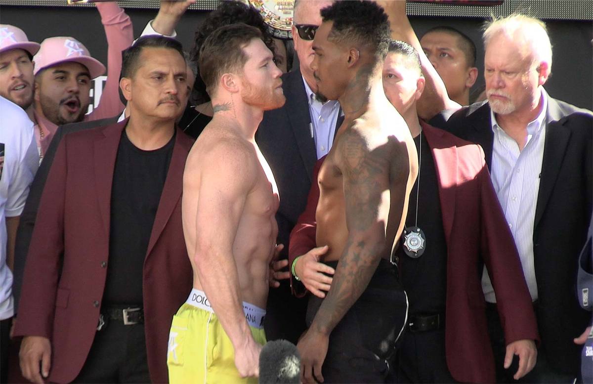 Canelo Alvarez vs. Jermell Charlo Weigh-In Video