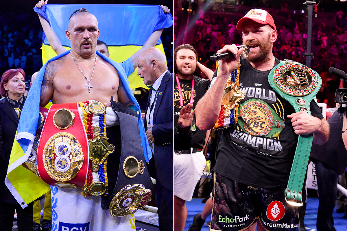 List of current men’s boxing world champions as Tyson Fury and Oleksandr Usyk reign as heavyweight kings, while Canelo Alvarez rules the super-middleweights