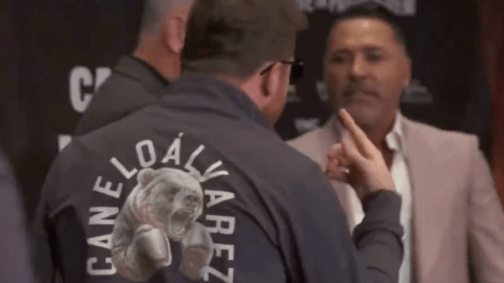 Canelo Alvarez goes off on ‘f*cking p*ssy’ Oscar De La Hoya, separated mid-press conference