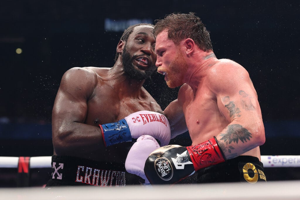 ‘Might need reprogramming’… Fans react to wild Canelo vs Terence Crawford scorecard from AI judge