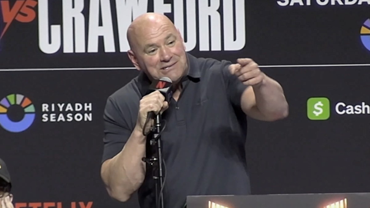 Dana White shuts down reporter after Ali Act questions at Canelo vs. Crawford Press Conference
